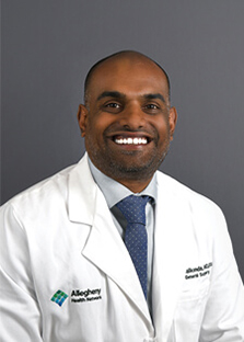 Sri Chalikonda, MD, is the Chief Medical Operations Officer at Allegheny Health Network, and serves as Chair, AHN Surgical Institute