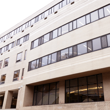 Exterior of Hemlock building