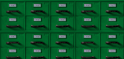 image of filing cabinets a through z